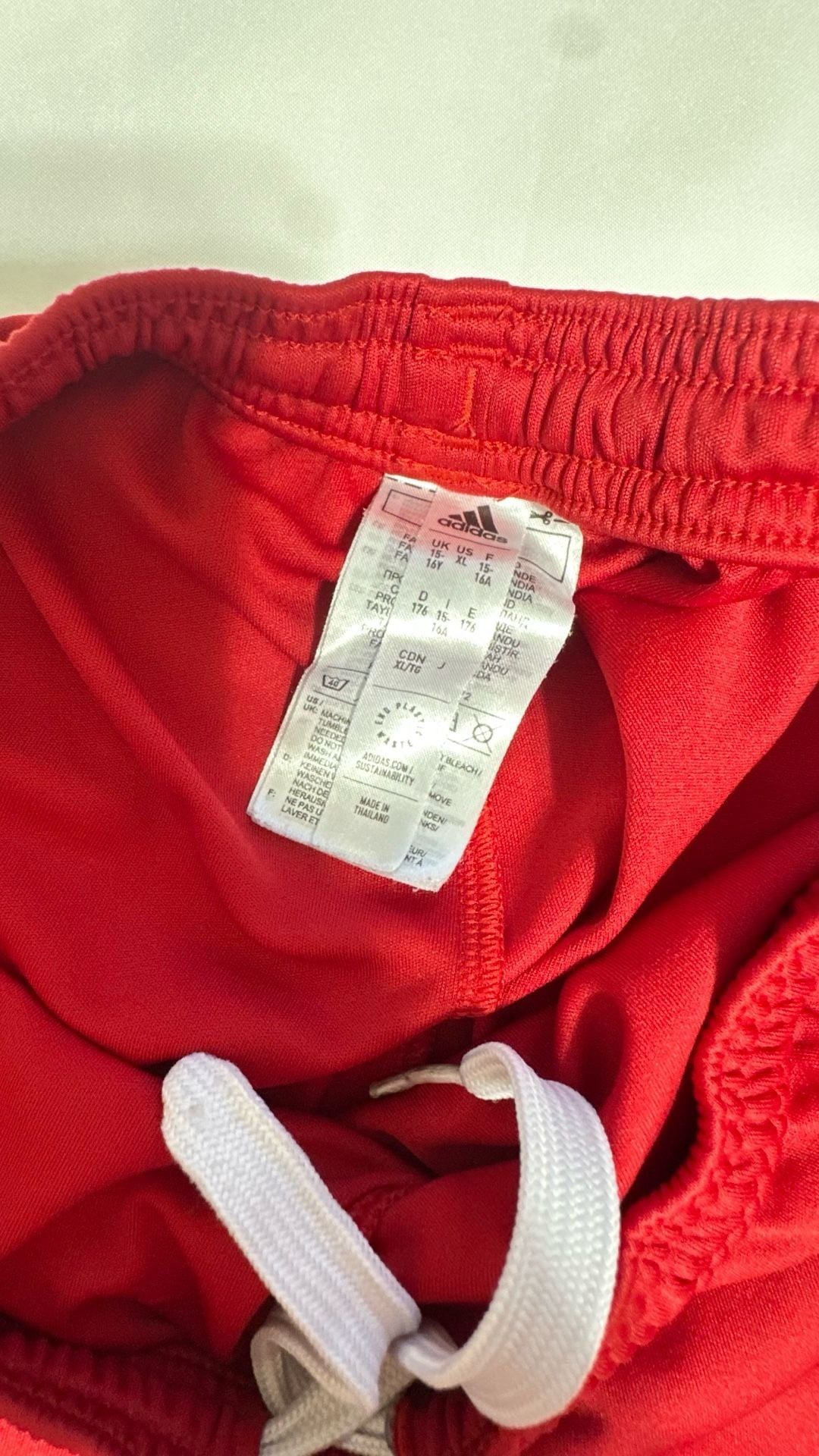 Adidas Athletic Shorts Red Youth XL 4