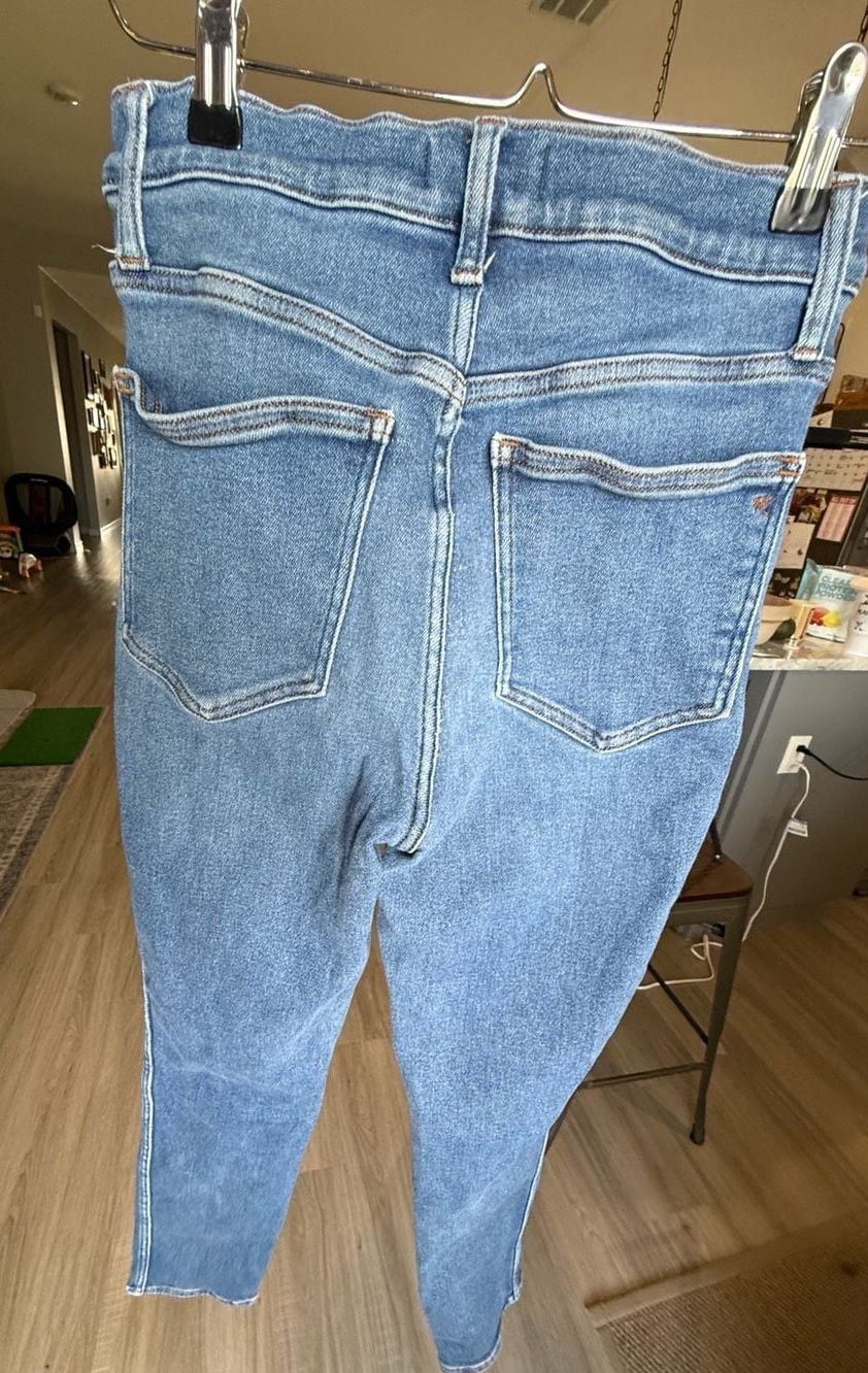 Madewell Skinny Jeans Size 26 Blue Denim 4