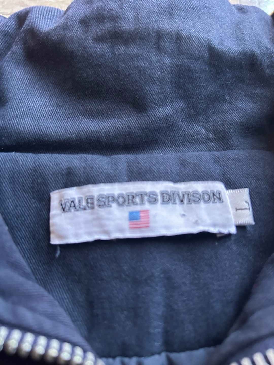 Vale Sports Division Racing Jacket Size L Black Yellow Grand Prix 4