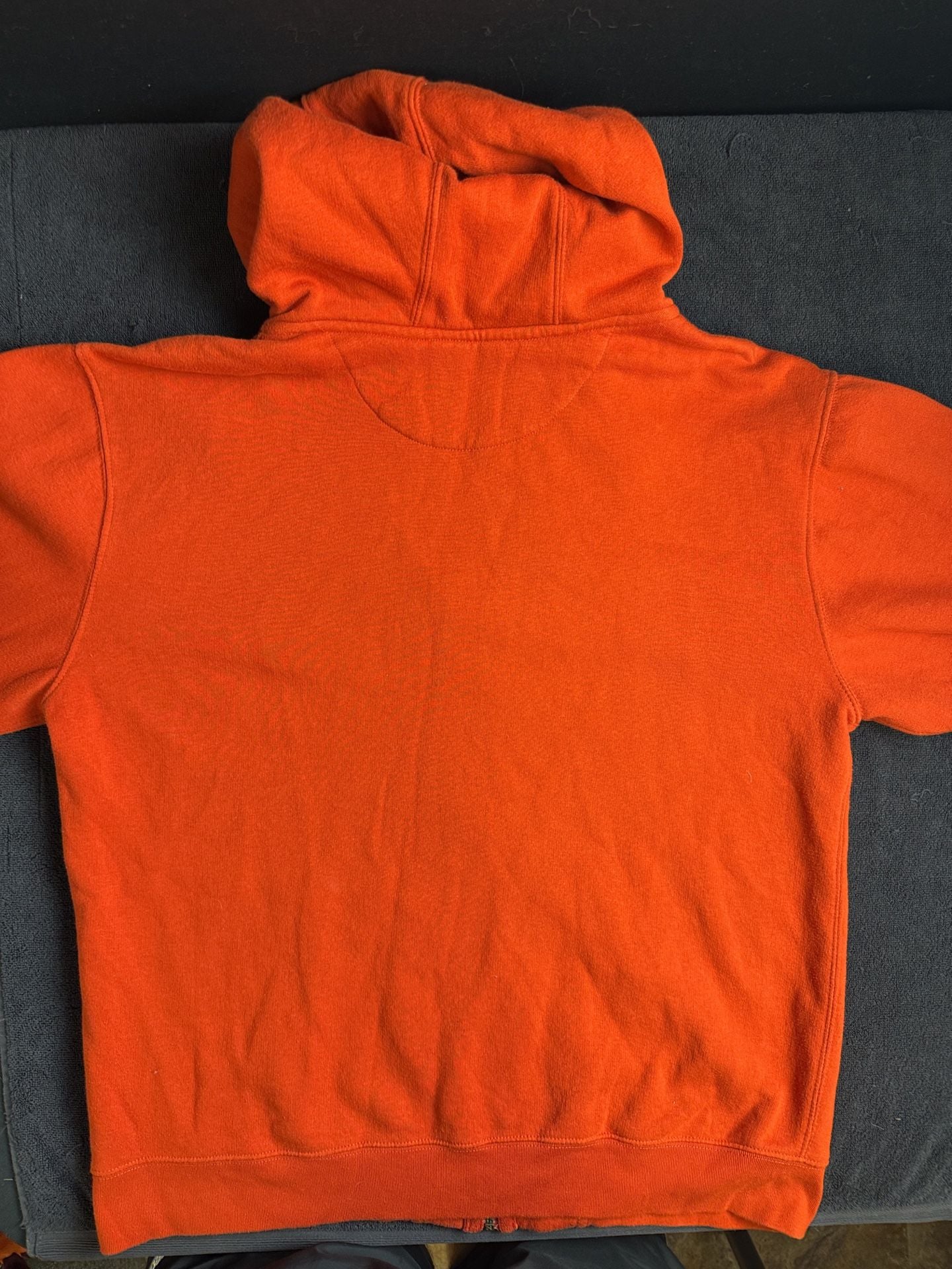 Chaps Sueded Fleece Full Zip Hoodie Size XXL Orange 5