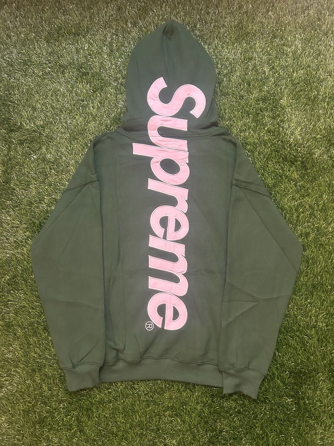 Supreme Hooded Sweatshirt Green 3