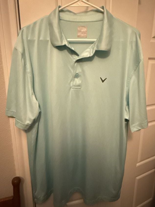 Callaway Opti-Dri Polo Shirt Size XL Mint Green 2