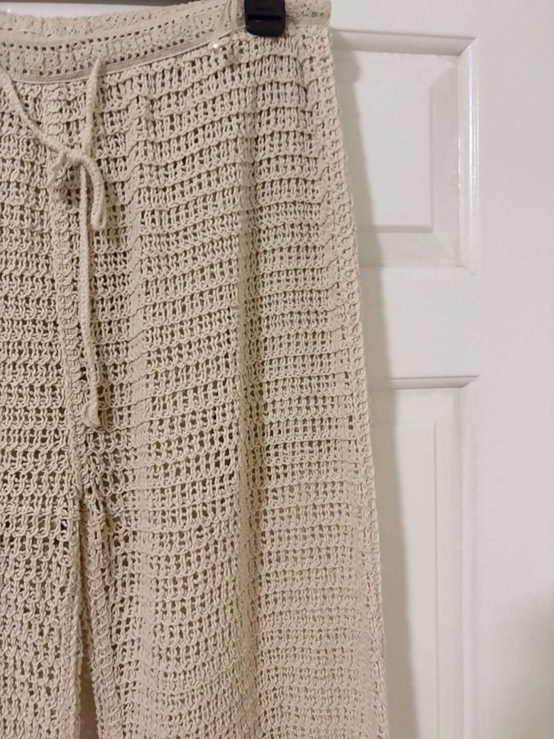 Unbranded Crochet Pants Beige 4