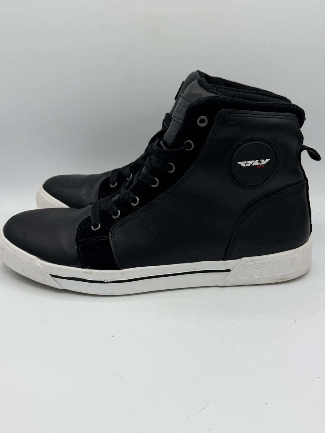 FLY Racing M16 Men’s Size 10 Black High Top Motorcycle Casual Sneakers Shoes 6