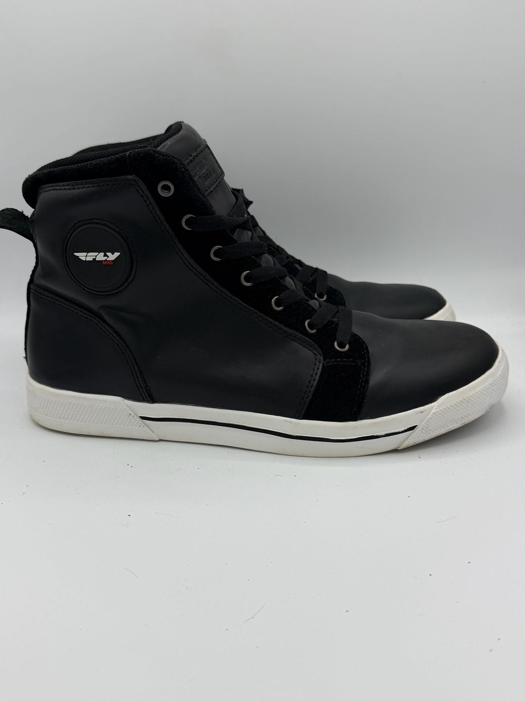 FLY Racing M16 Men’s Size 10 Black High Top Motorcycle Casual Sneakers Shoes 7