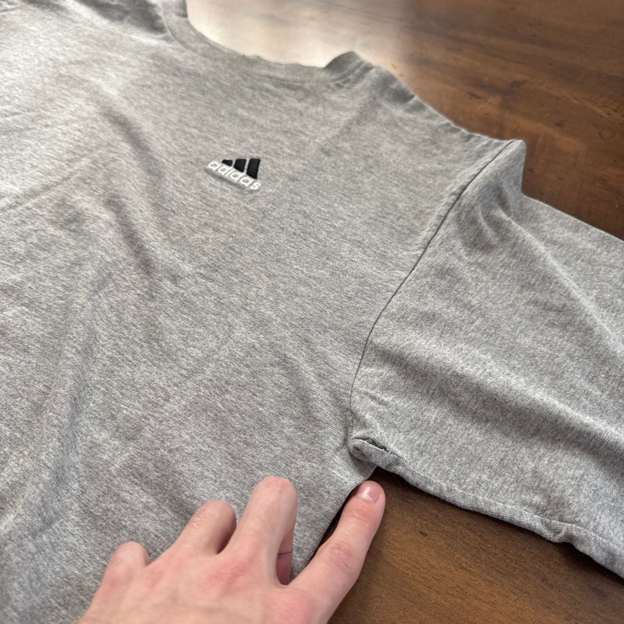 Adidas Long Sleeve T-Shirt Gray 5