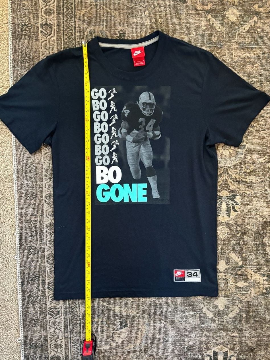 Nike Bo Jackson Go Bo Gone T-Shirt Size M Black 7