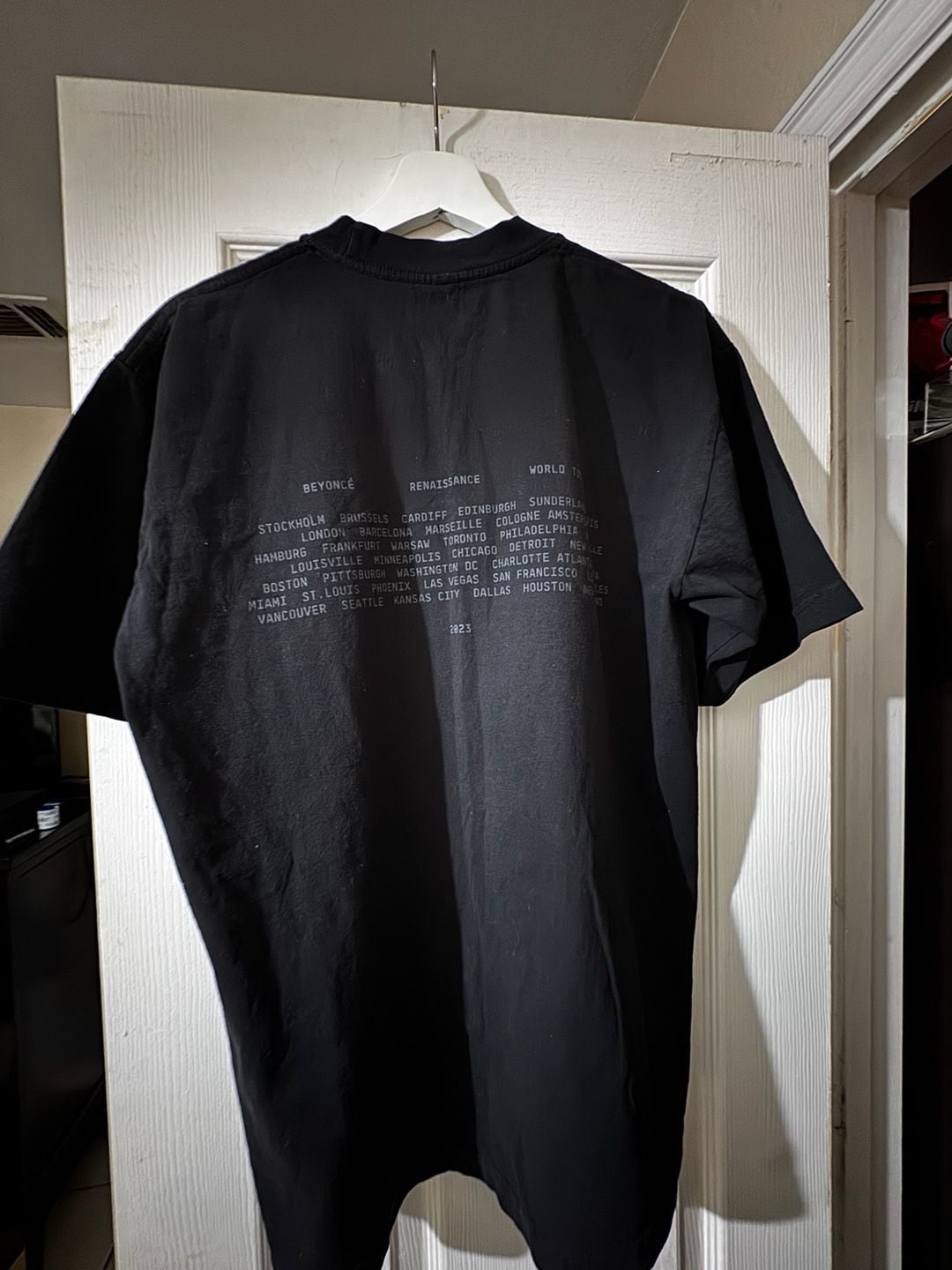 Beyonce Renaissance World Tour Graphic T-Shirt Black 3