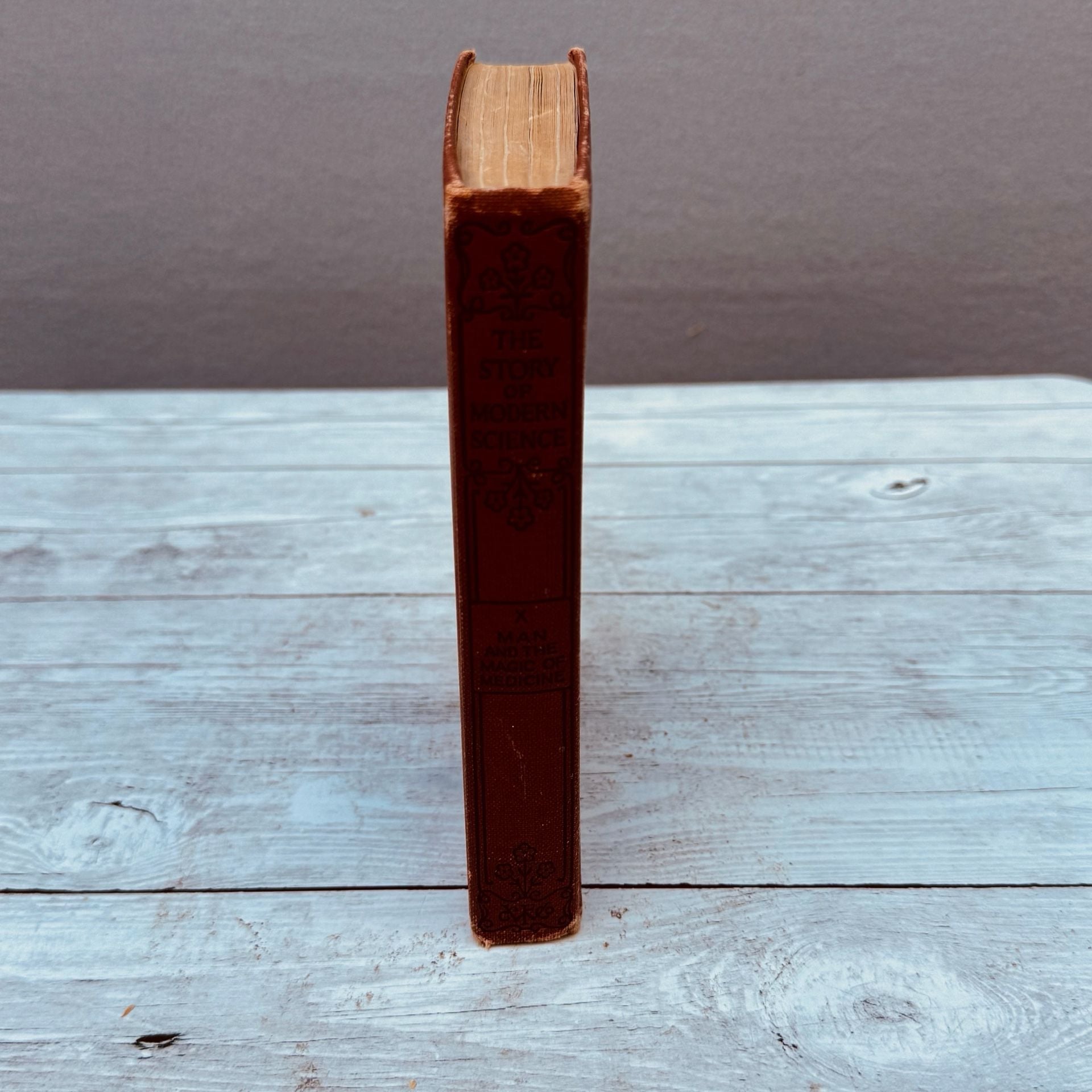 Antique The Story of Modern Science Volume X Man and the Magic of Medicine Henry Smith Williams Hardcover 5