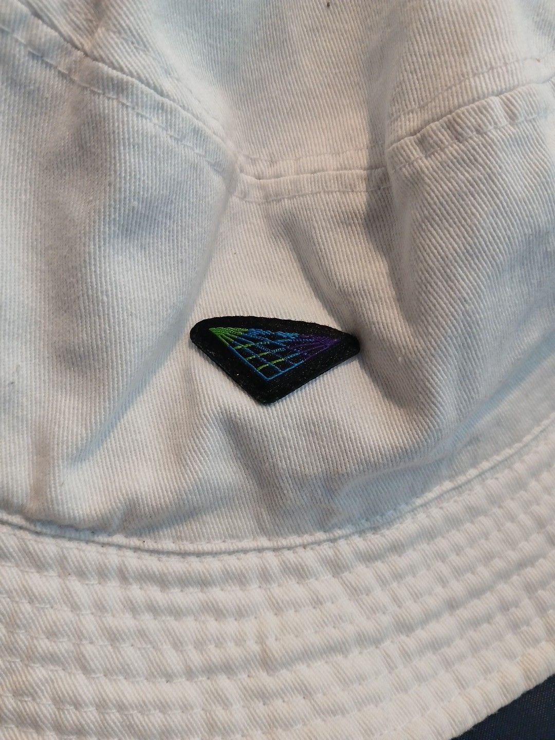 Unbranded Graphic Print Reversible Bucket Hat White 4