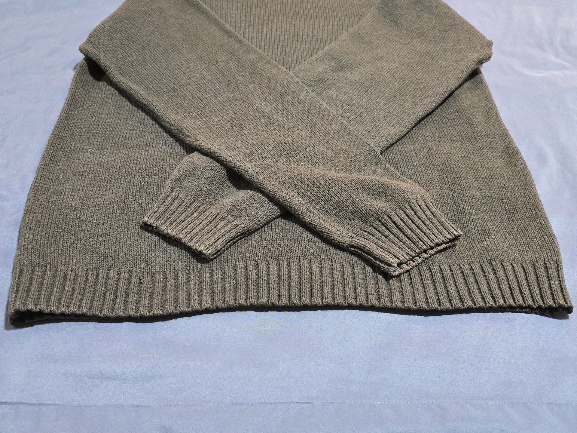 Arrow Sweater Size M Green Diamond Knit Cotton Blend 5