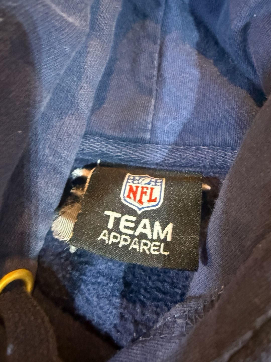 NFL Team Apparel New England Patriots Hoodie Blue 3