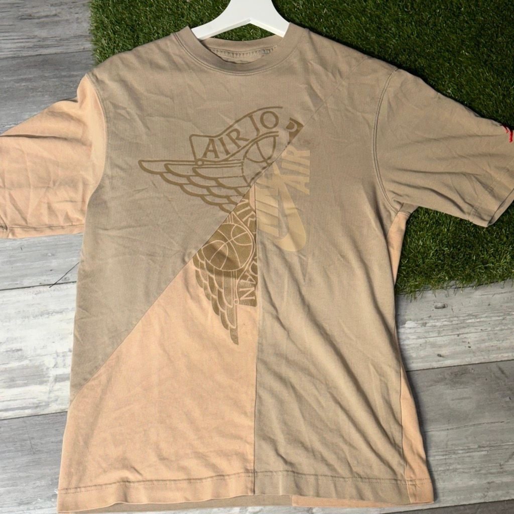 Jordan x Travis Scott Cactus Jack T-Shirt Tan 4