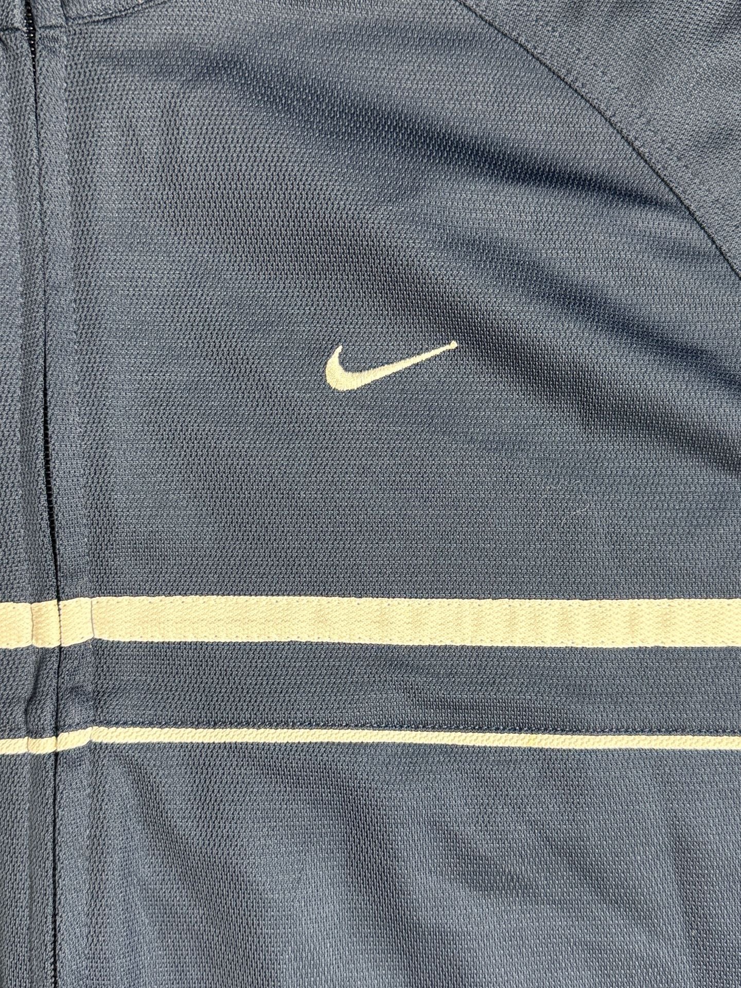 Nike Track Jacket Size XL Blue Full Zip Vintage Striped 4
