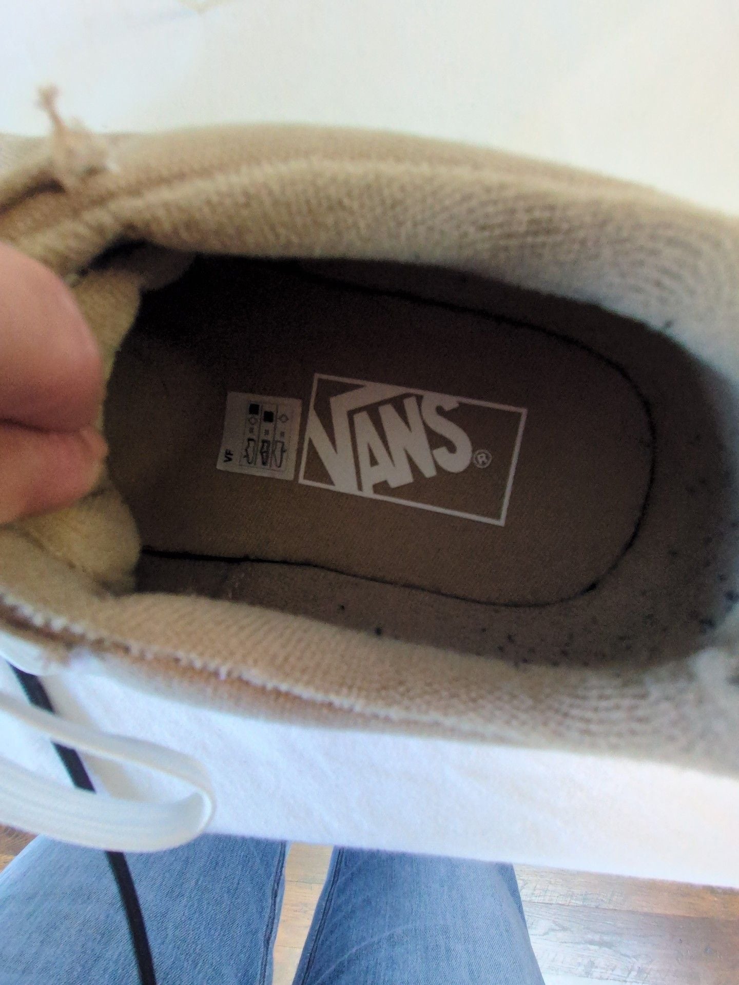 Vans Ward Canvas Low Top Sneakers Size 8.5 Tan Brown Skate Shoes 4