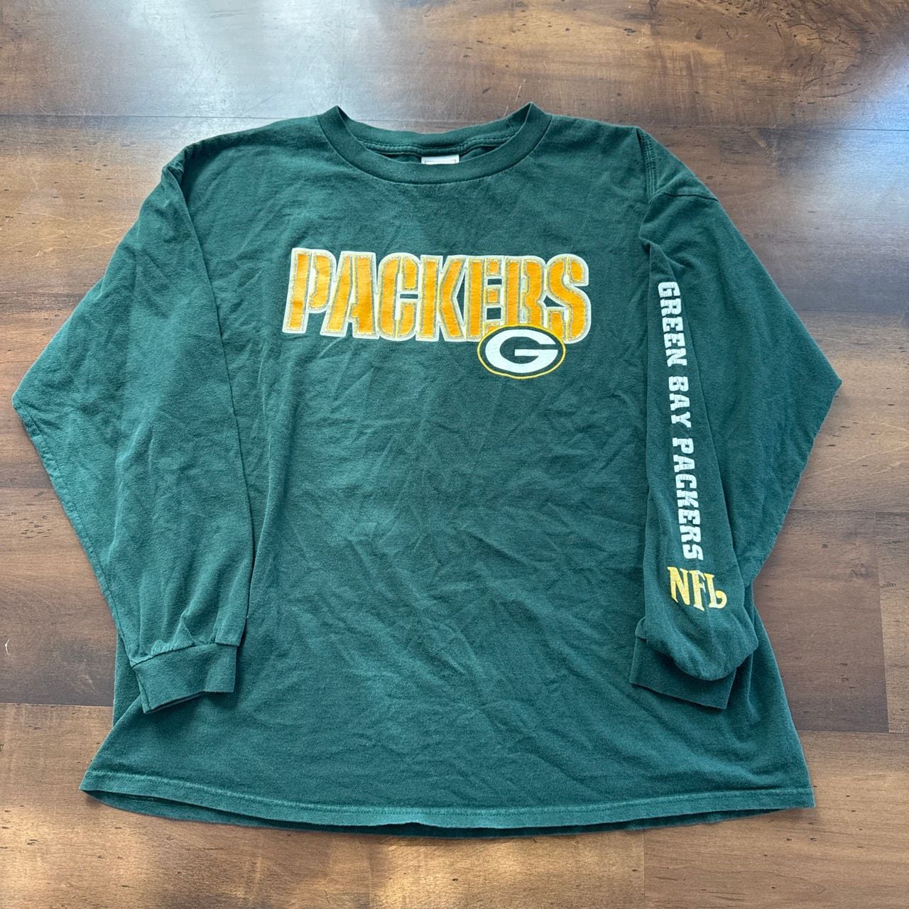 NFL Green Bay Packers Long Sleeve Shirt Green 2