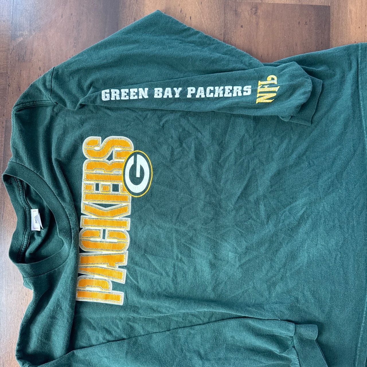 NFL Green Bay Packers Long Sleeve Shirt Green 5