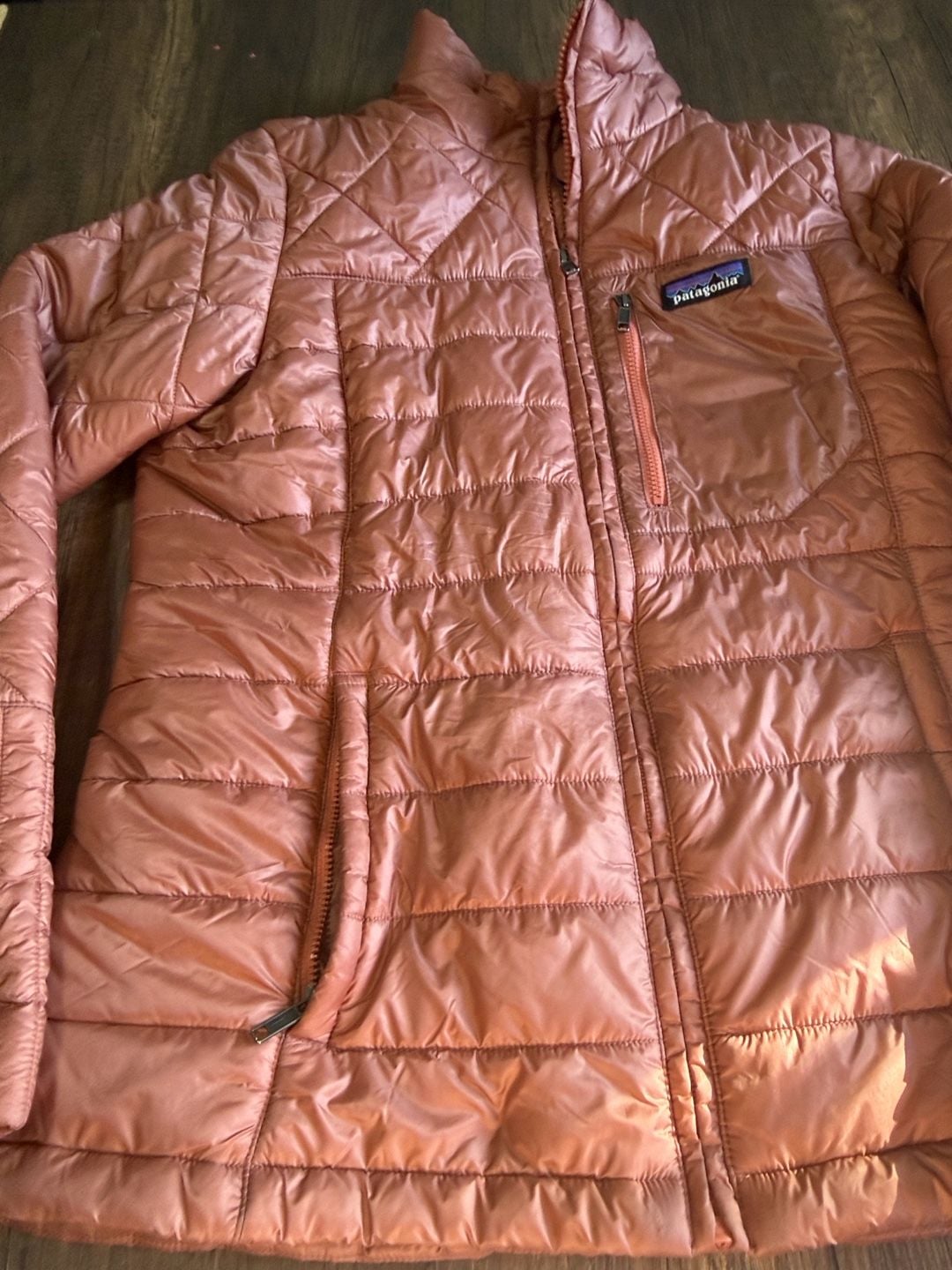 Patagonia Quilted Down Jacket Pink 8
