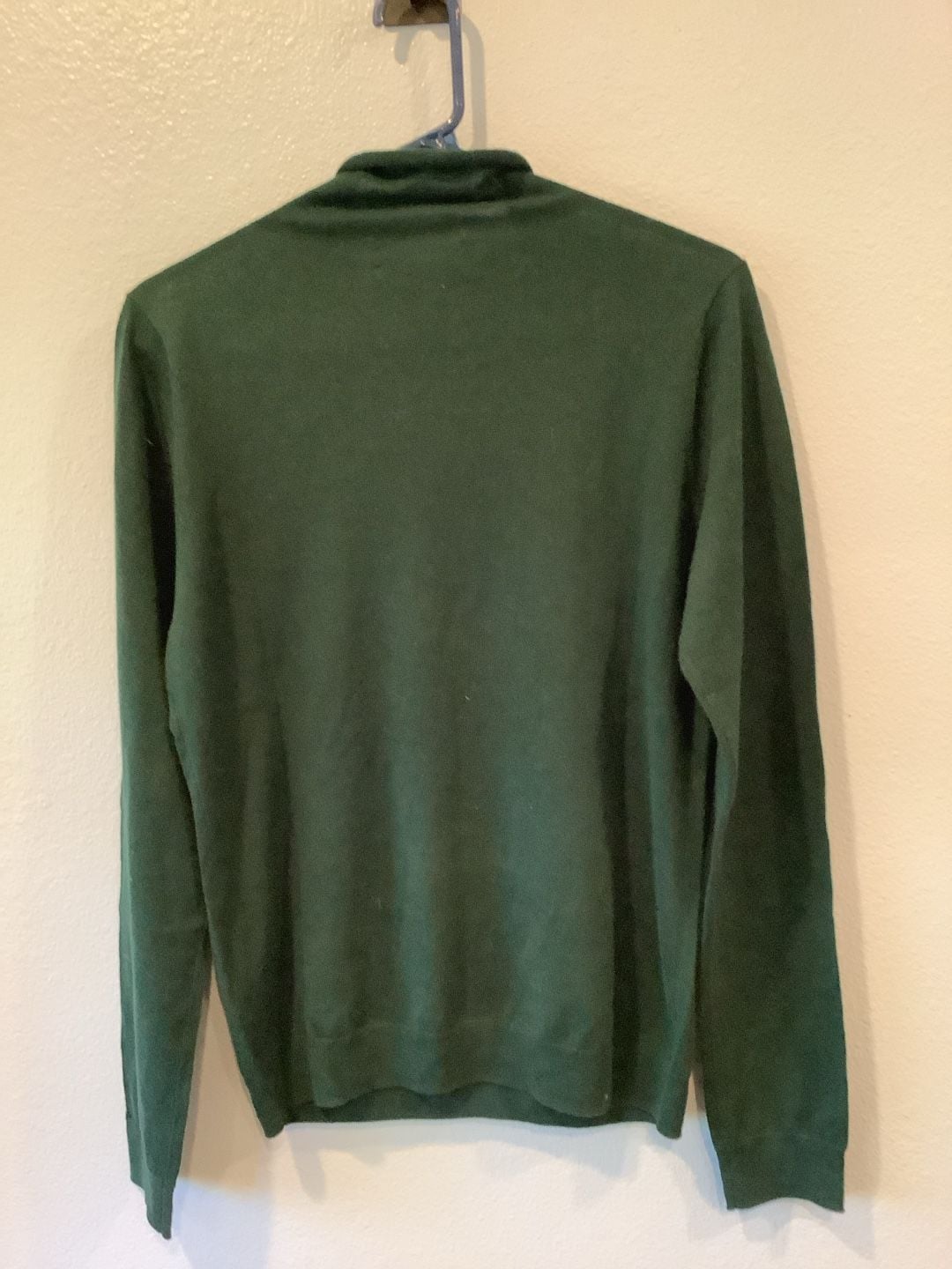 OGD Mock Neck Sweater Size L 100% Merino Wool 4