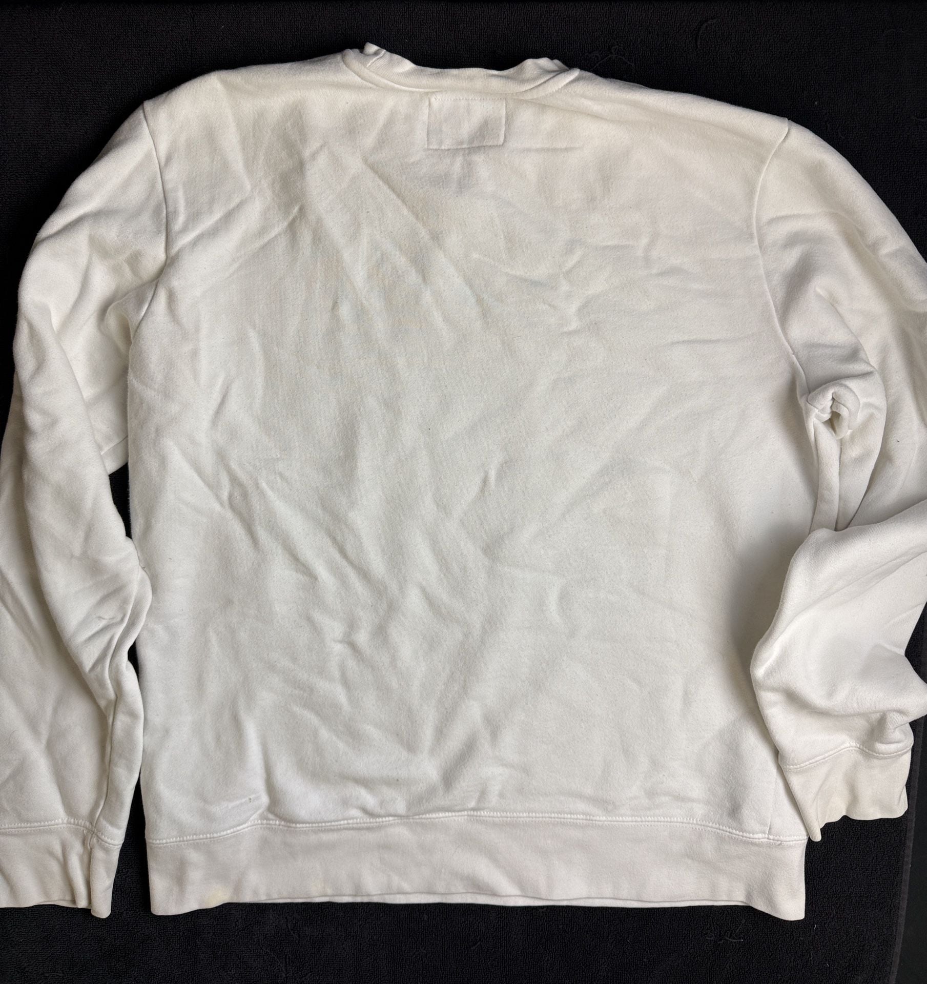 Champion Crewneck Sweatshirt Size Medium White Embroidered Logo Pullover 6