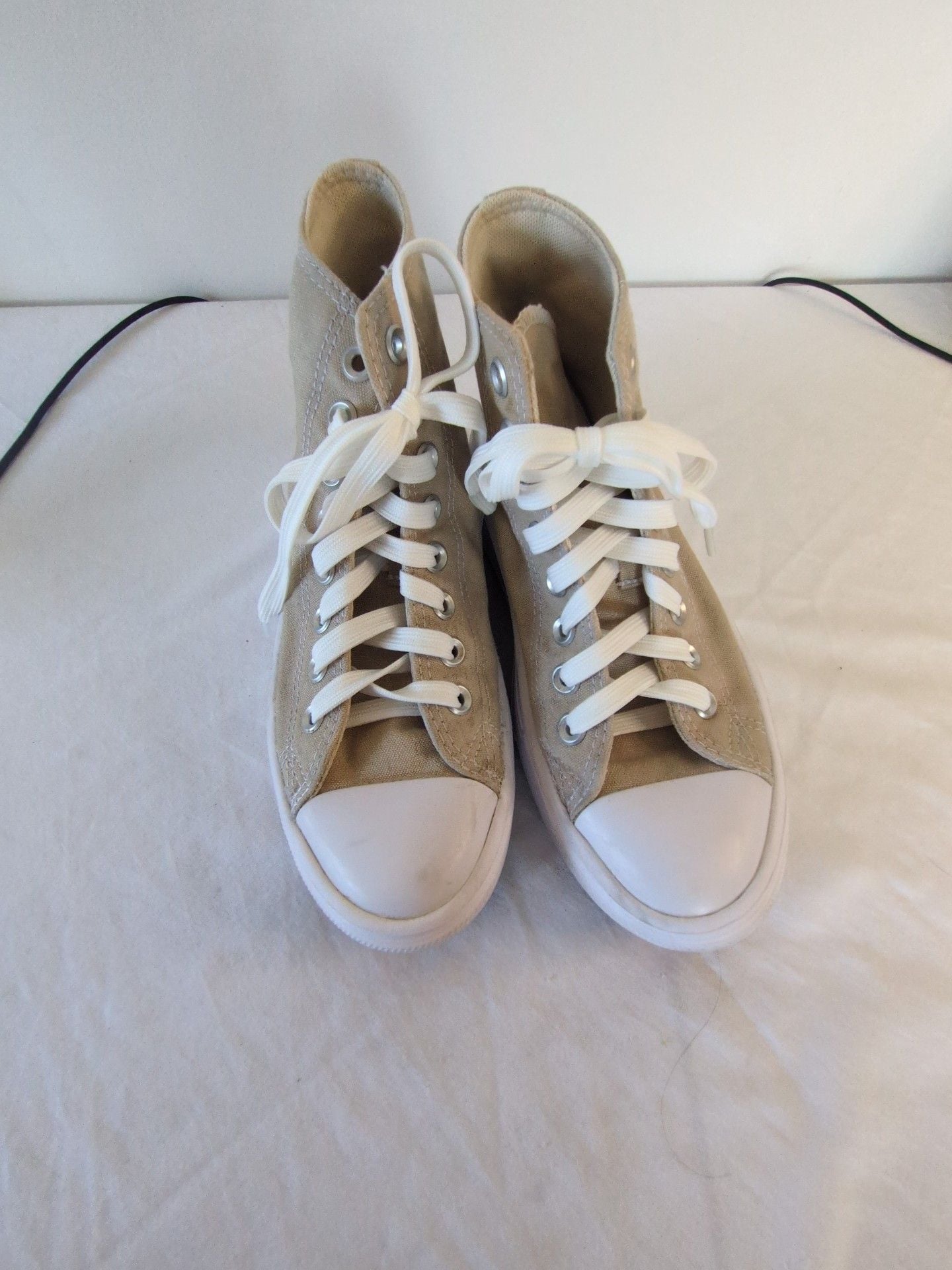 Converse Chuck Taylor All Star Move High Top Size 6 Tan Canvas 2