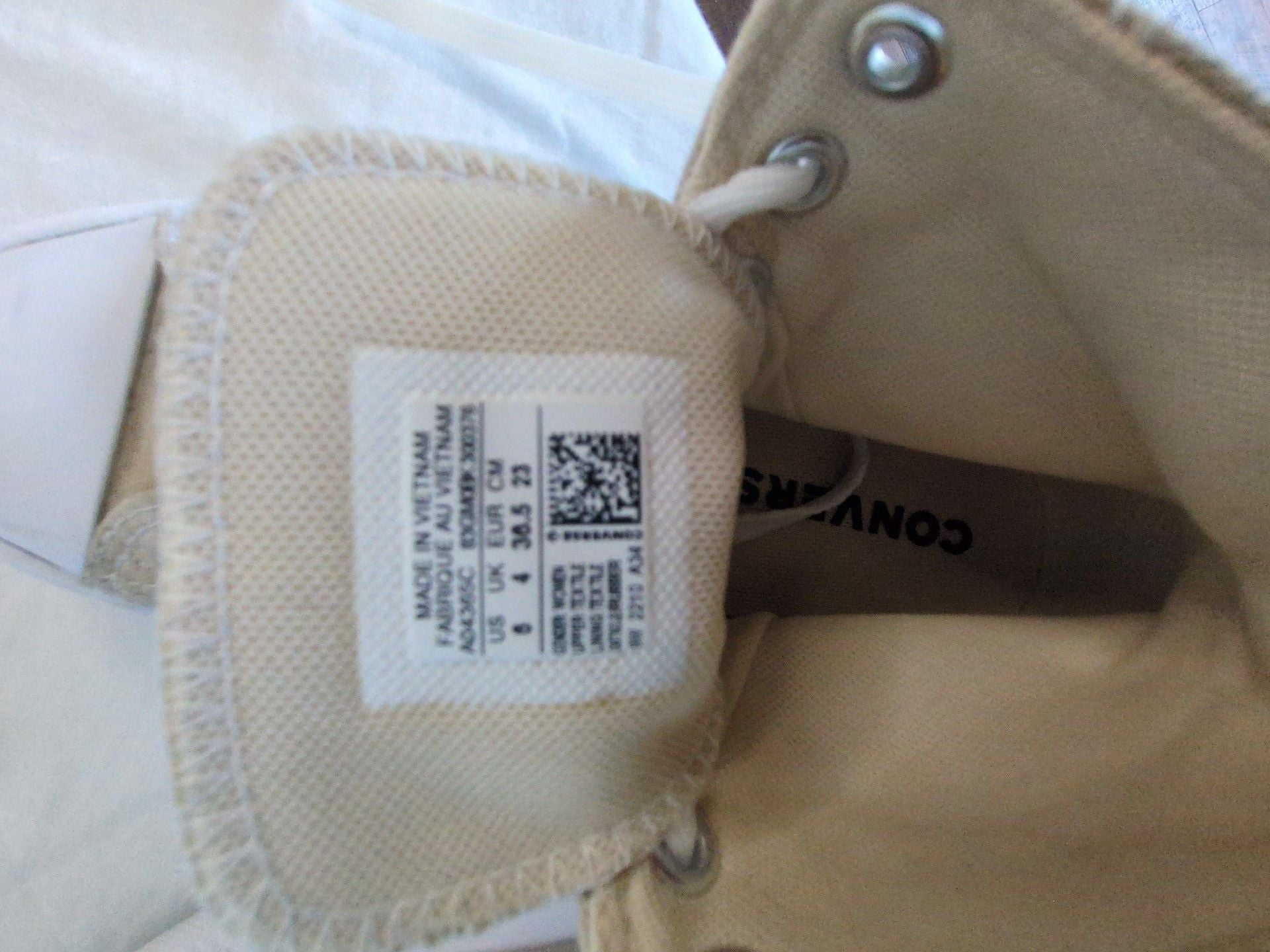 Converse Chuck Taylor All Star Move High Top Size 6 Tan Canvas 7