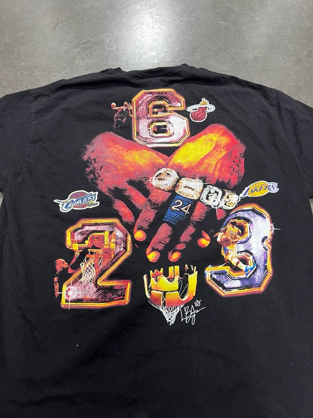 Obruz LeBron James The King T-Shirt Size XL Black 5