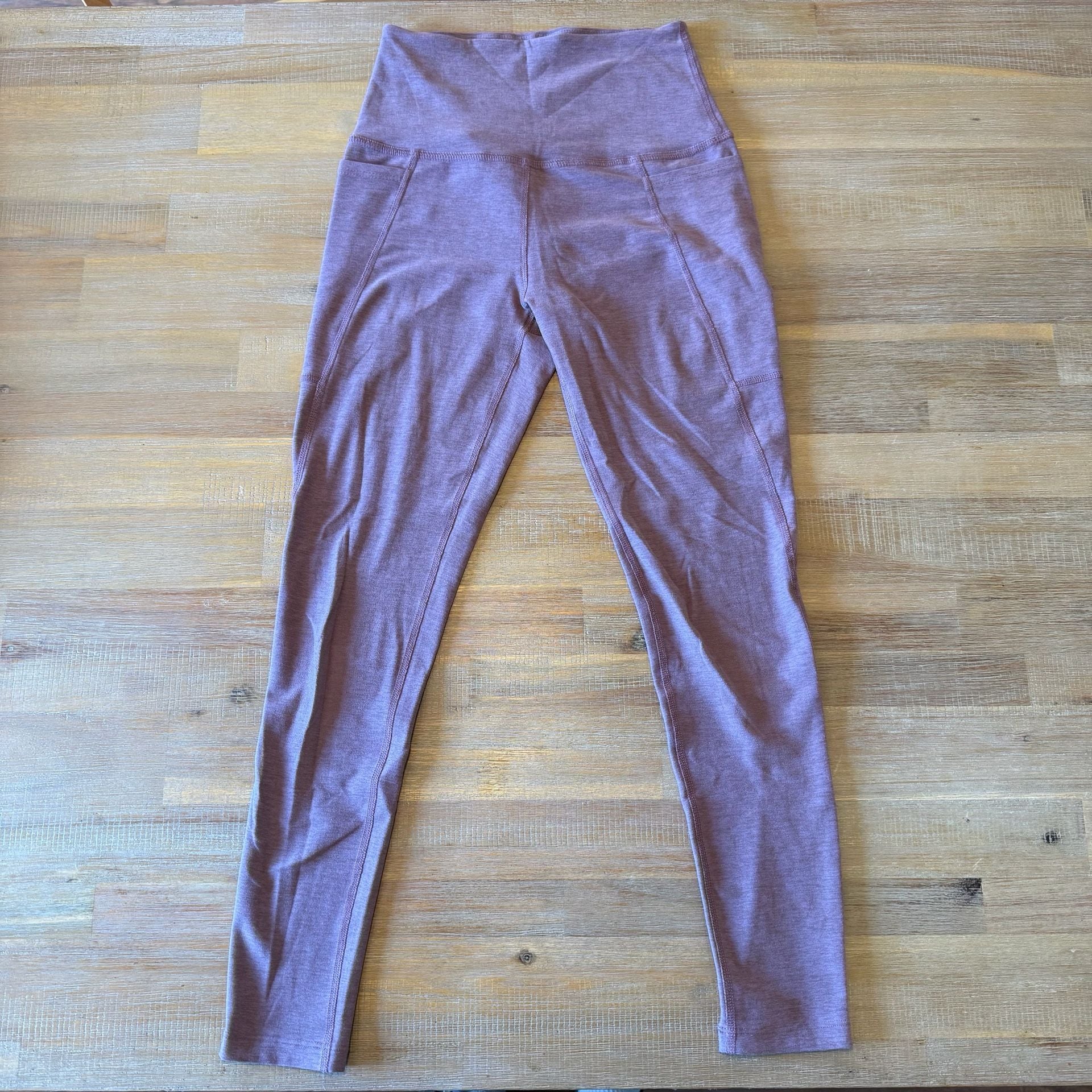 Beyond Yoga Spacedye Out Of Pocket Leggings Eggplant Purple Heather Women Size S 2