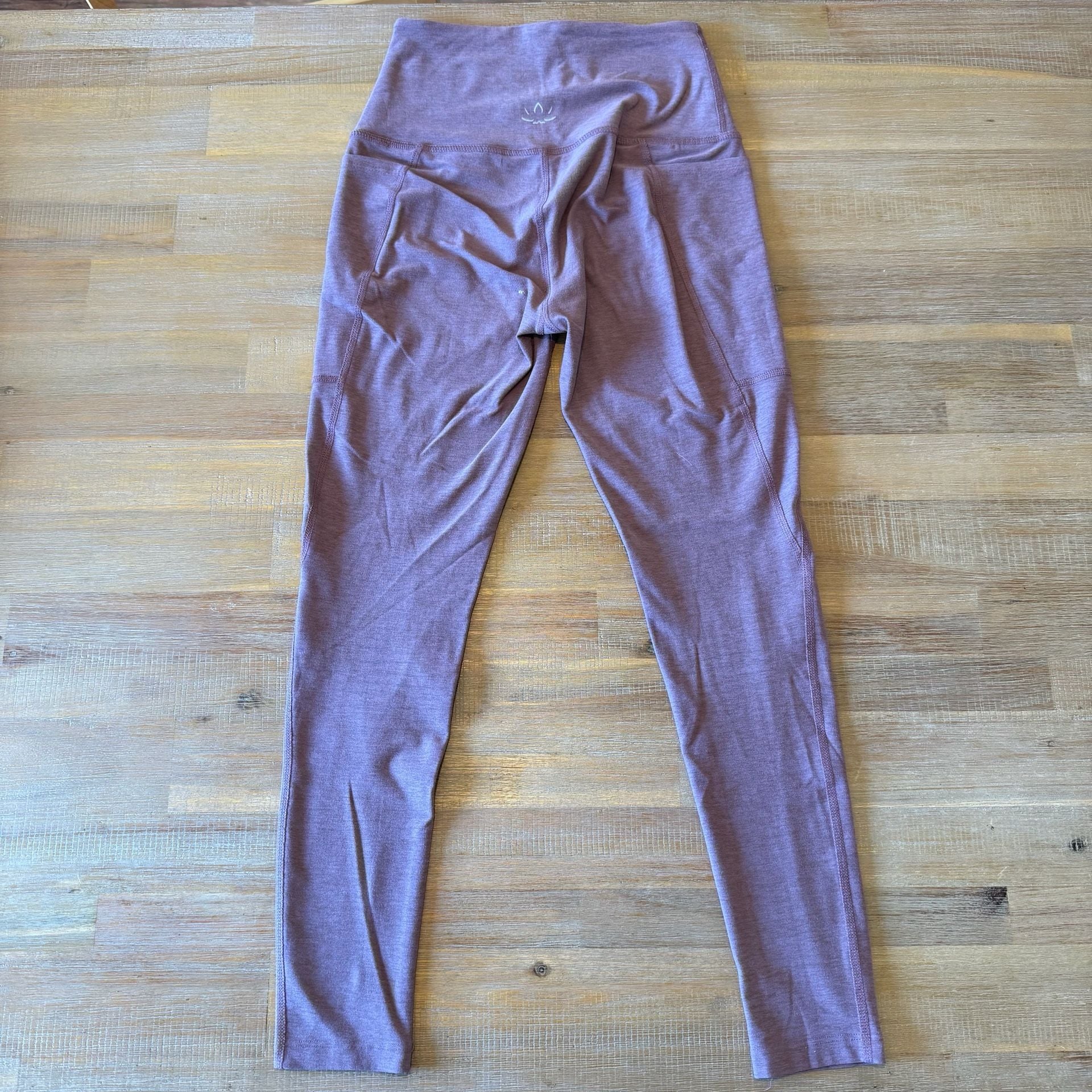Beyond Yoga Spacedye Out Of Pocket Leggings Eggplant Purple Heather Women Size S 3