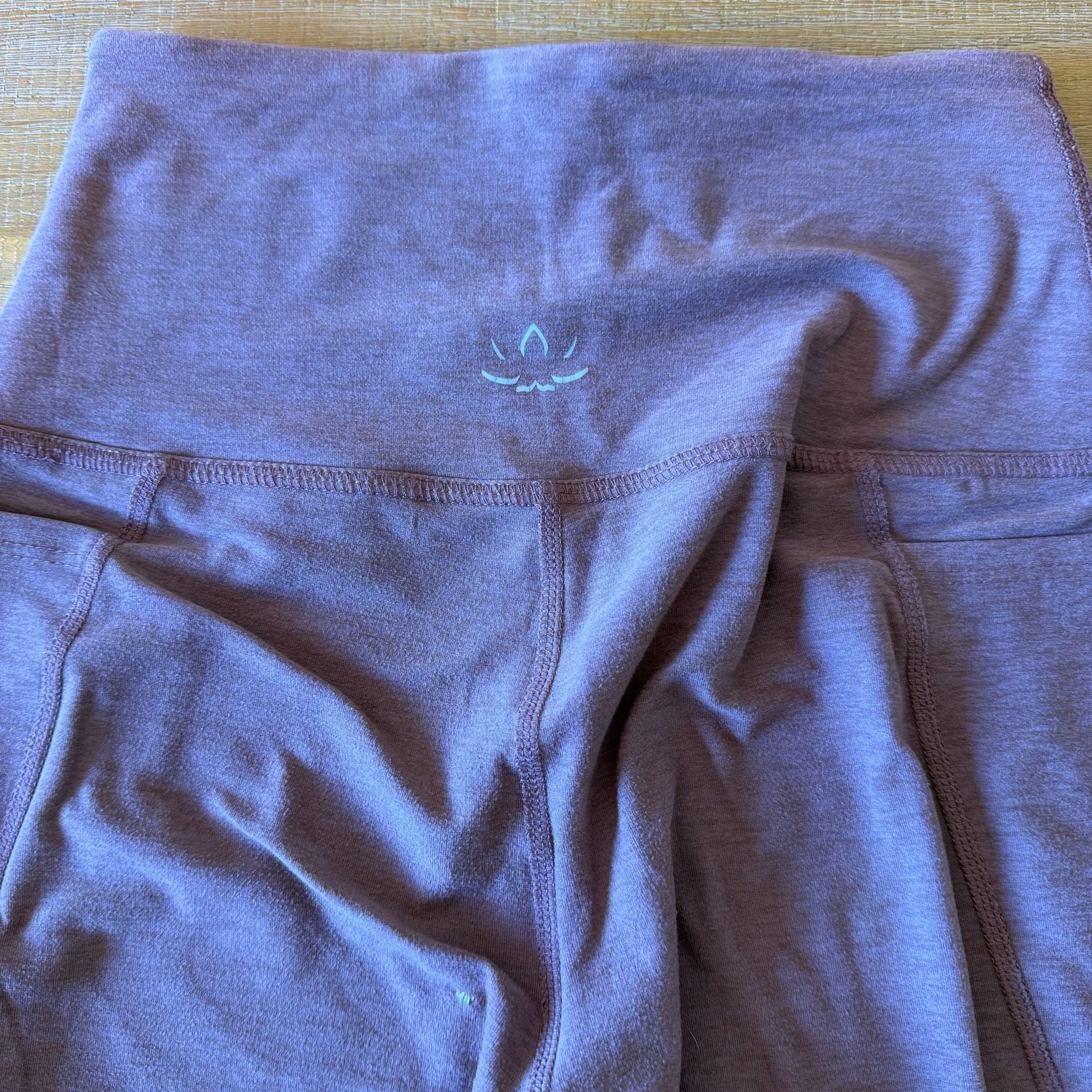 Beyond Yoga Spacedye Out Of Pocket Leggings Eggplant Purple Heather Women Size S 5