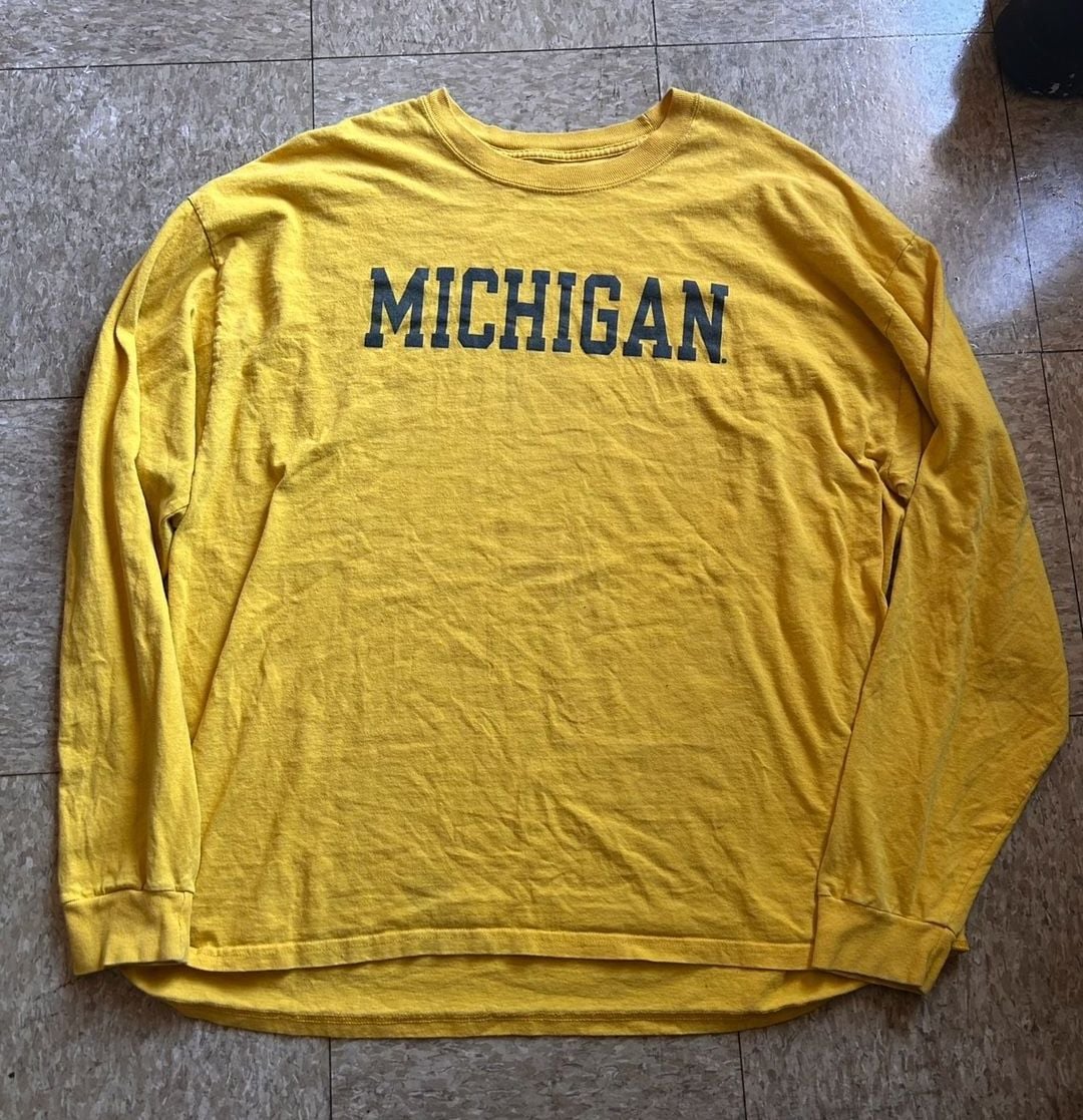 Champion University of Michigan Long Sleeve T-Shirt Size XXL 4