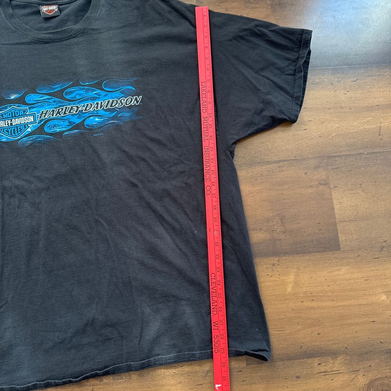 Harley Davidson Graphic T-Shirt Black Size 3XL 9