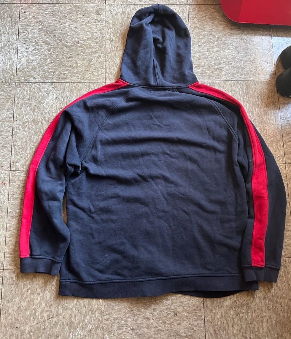 U.S. Polo Assn. Zip Up Hoodie Black Red Applique 1890 6