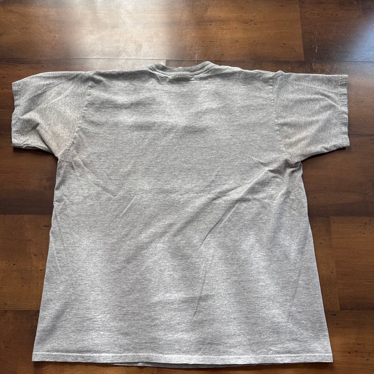 Vintage Nike V-Neck T-Shirt Size L Gray Made In USA 7