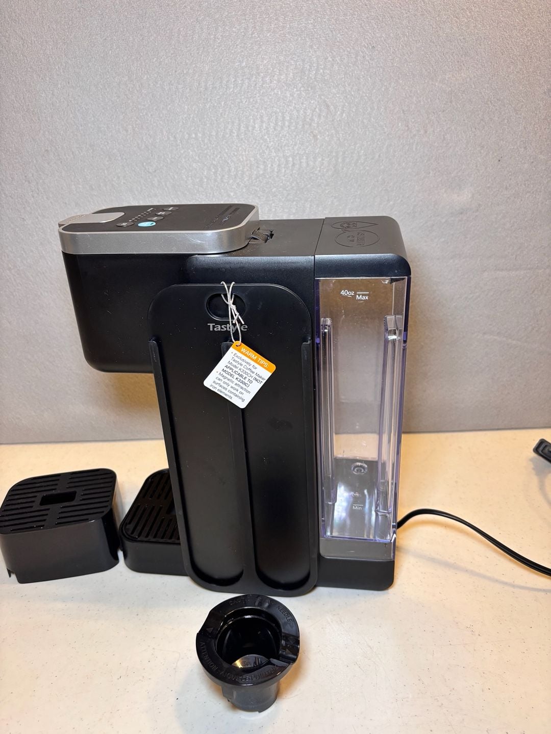 Tastyle Single Serve Iced Coffee Maker
(Missing ground coffee filter) 5