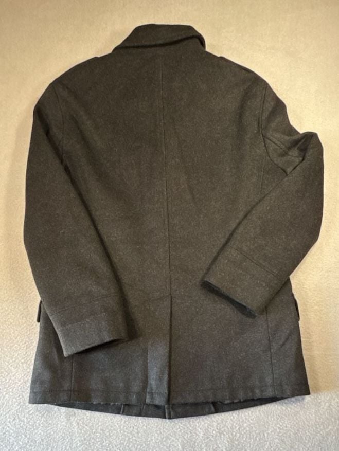 Banana Republic Wool Field Jacket Size S Charcoal Grey 8