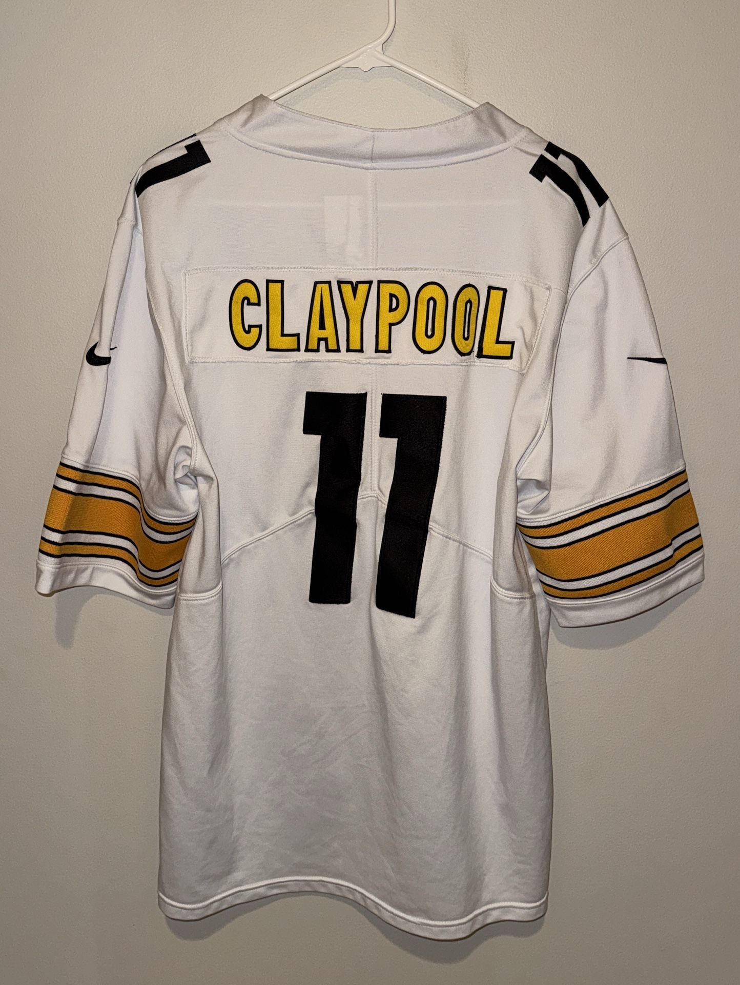 Nike Pittsburgh Steelers Chase Claypool #11 Jersey Size M White 3