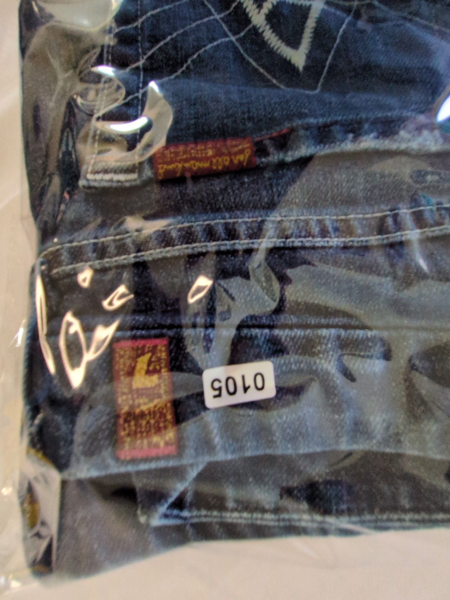 7 For All Mankind A Pocket Jeans Size 30 Dark Wash Bootcut 12