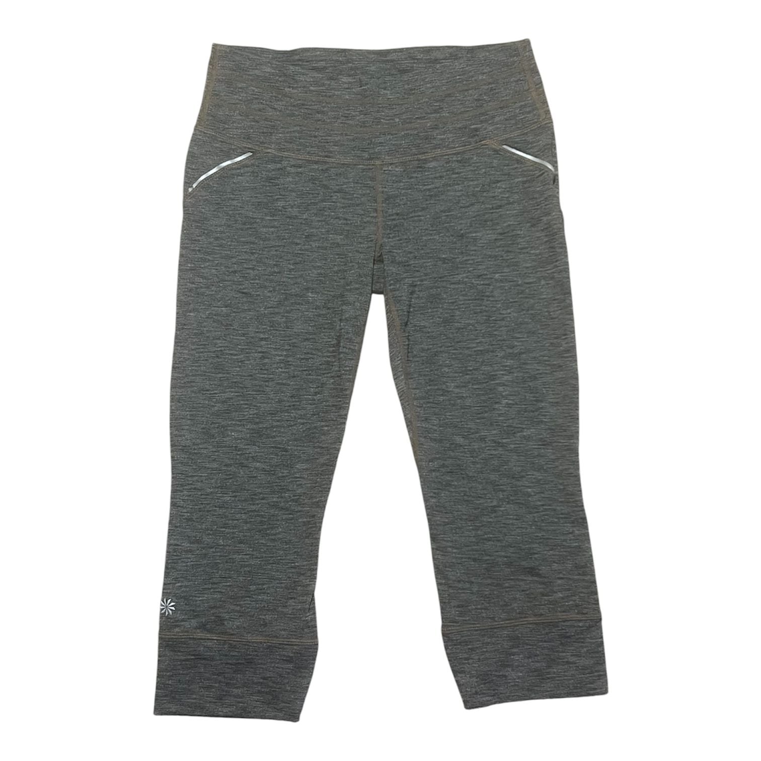 Athleta Capris Gray Athletic Leggings 2