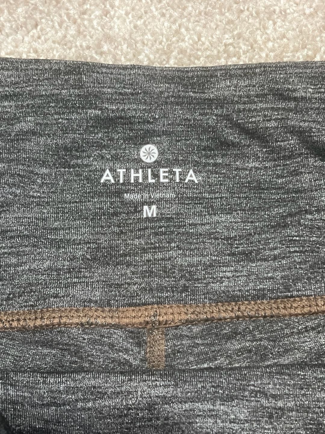 Athleta Capris Gray Athletic Leggings 4
