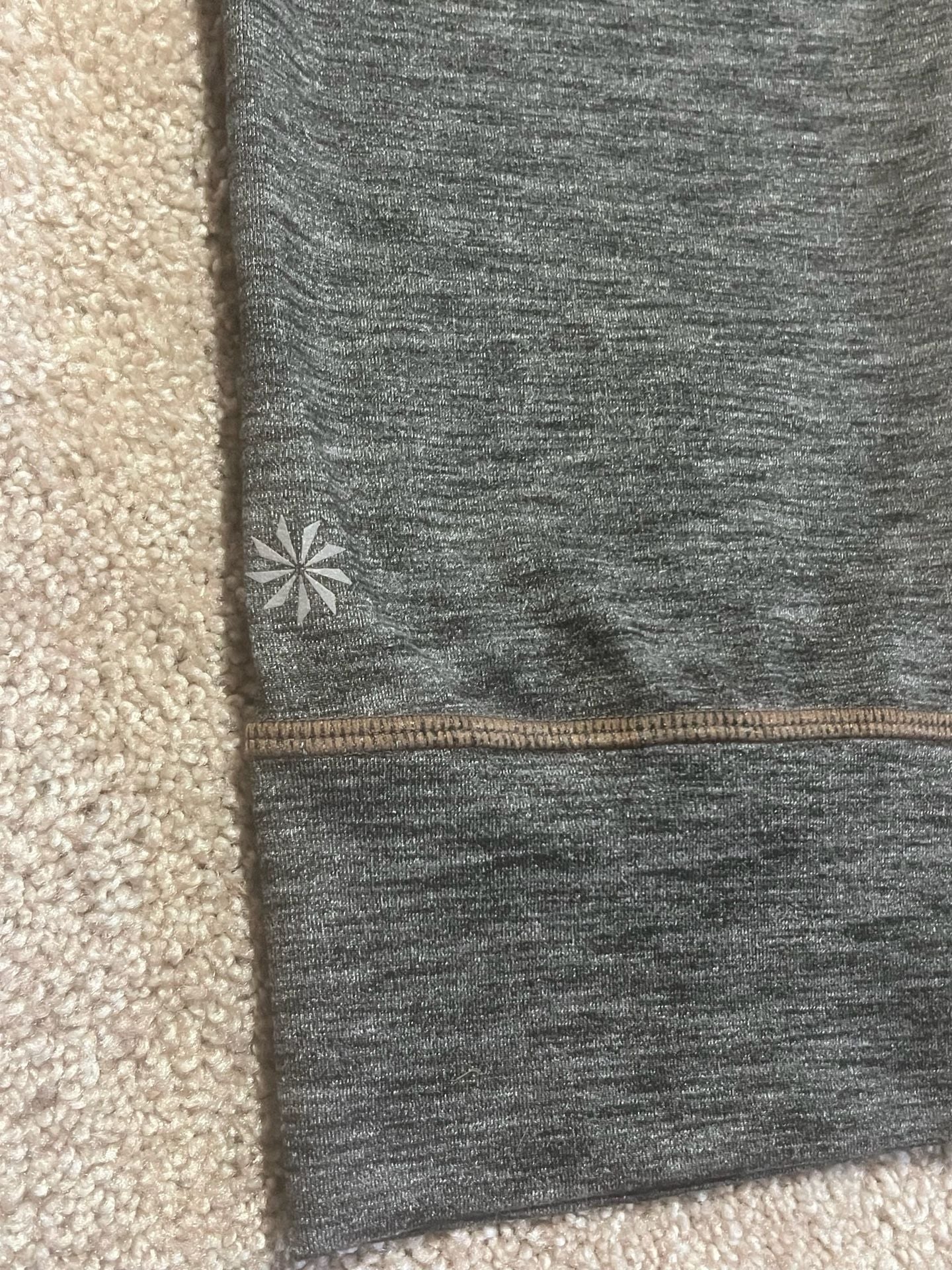 Athleta Capris Gray Athletic Leggings 5