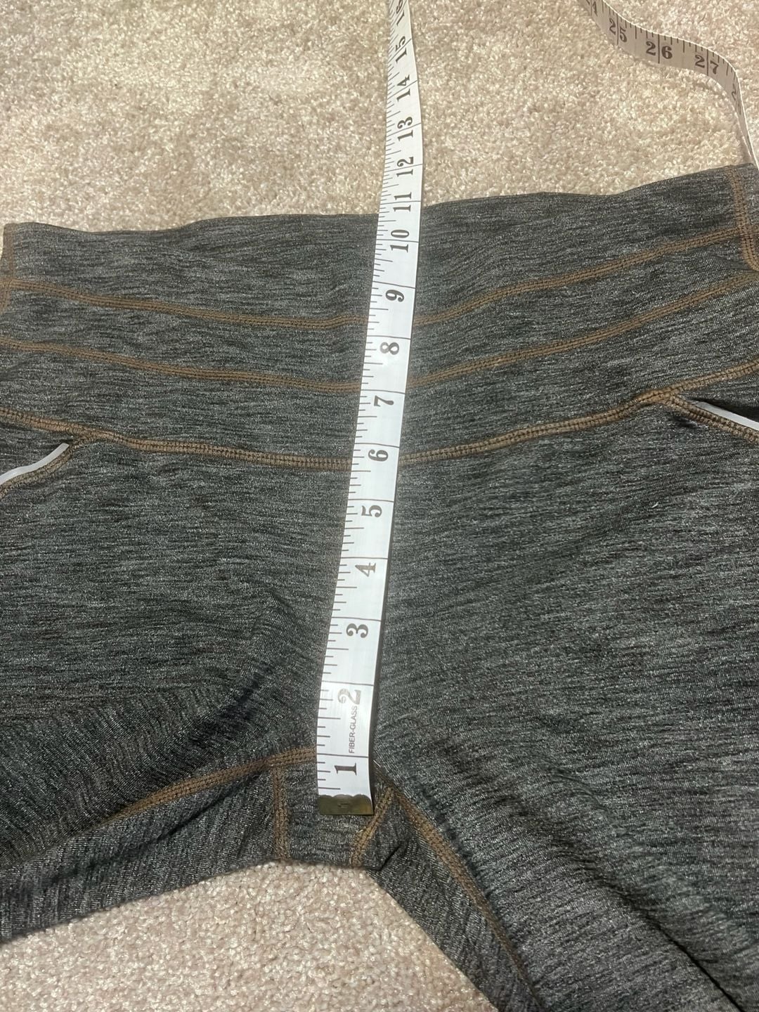 Athleta Capris Gray Athletic Leggings 11