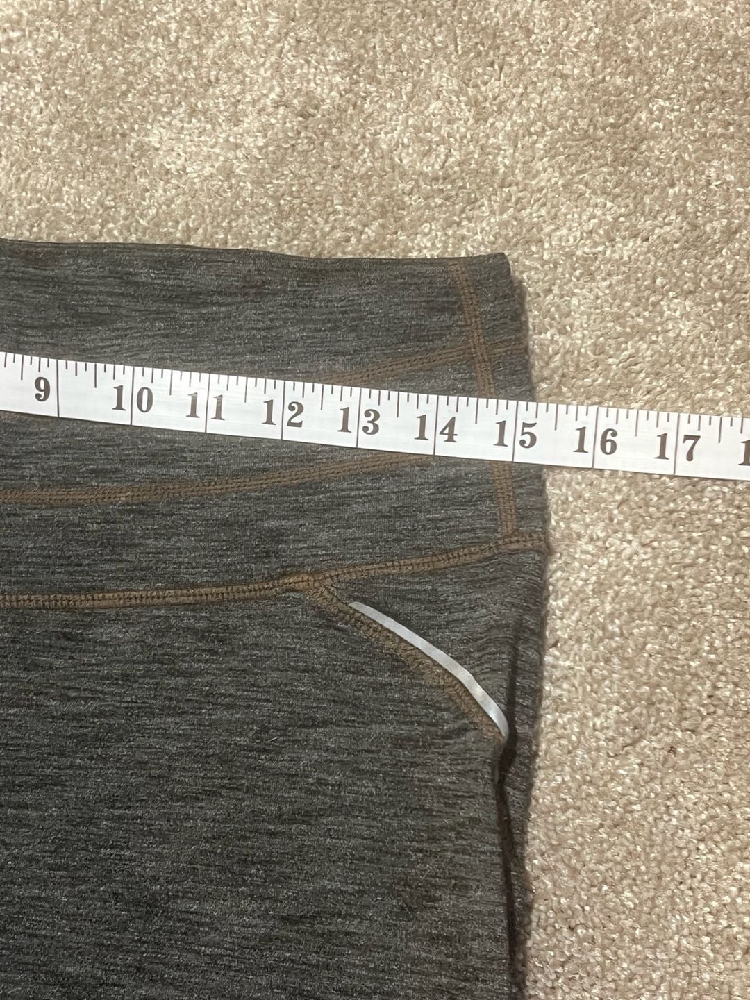 Athleta Capris Gray Athletic Leggings 12