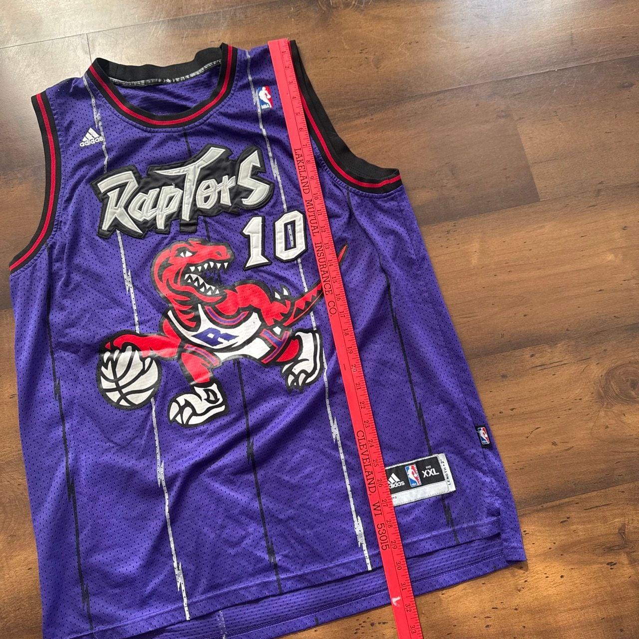 Adidas Toronto Raptors 10 Basketball Jersey Size XXL 8