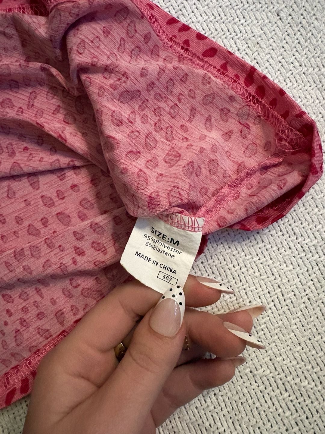 Pink Animal Print Tank Top Size M 3