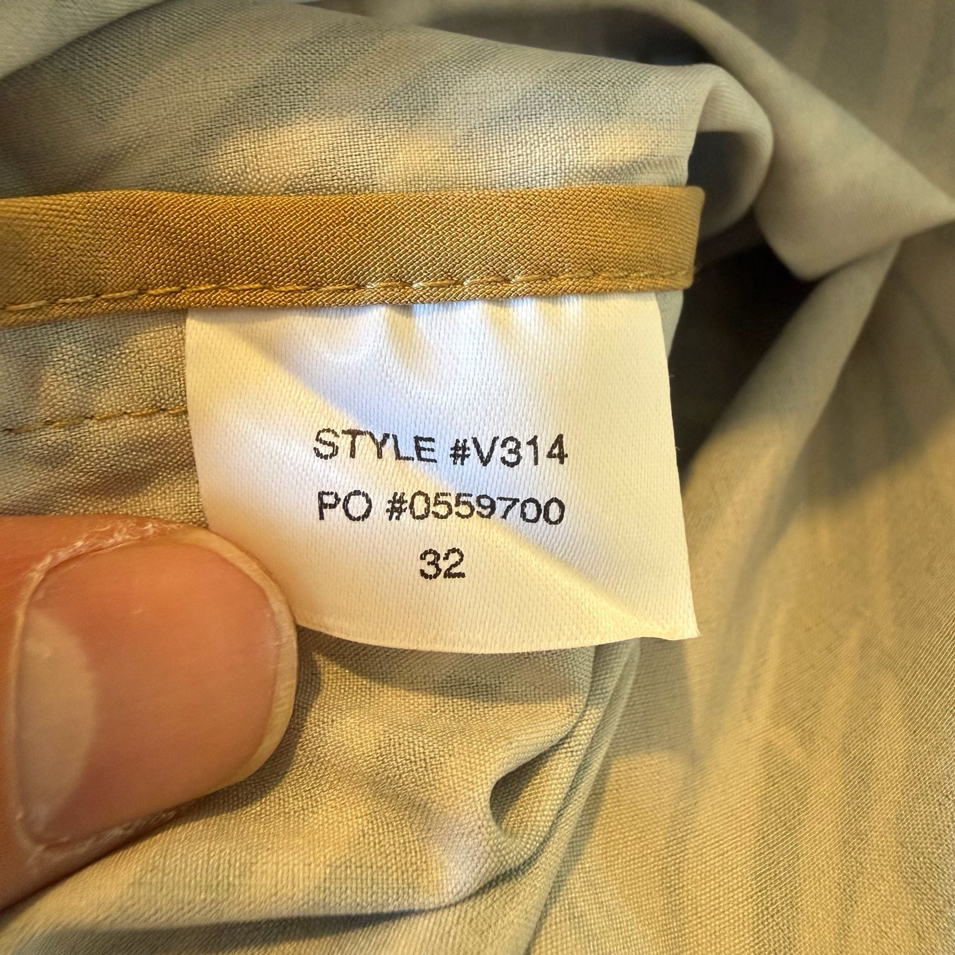 Vuori Cruise Boardshorts Palm Print Swim Trunks Men Size 32 Black Tan Surf V314 6