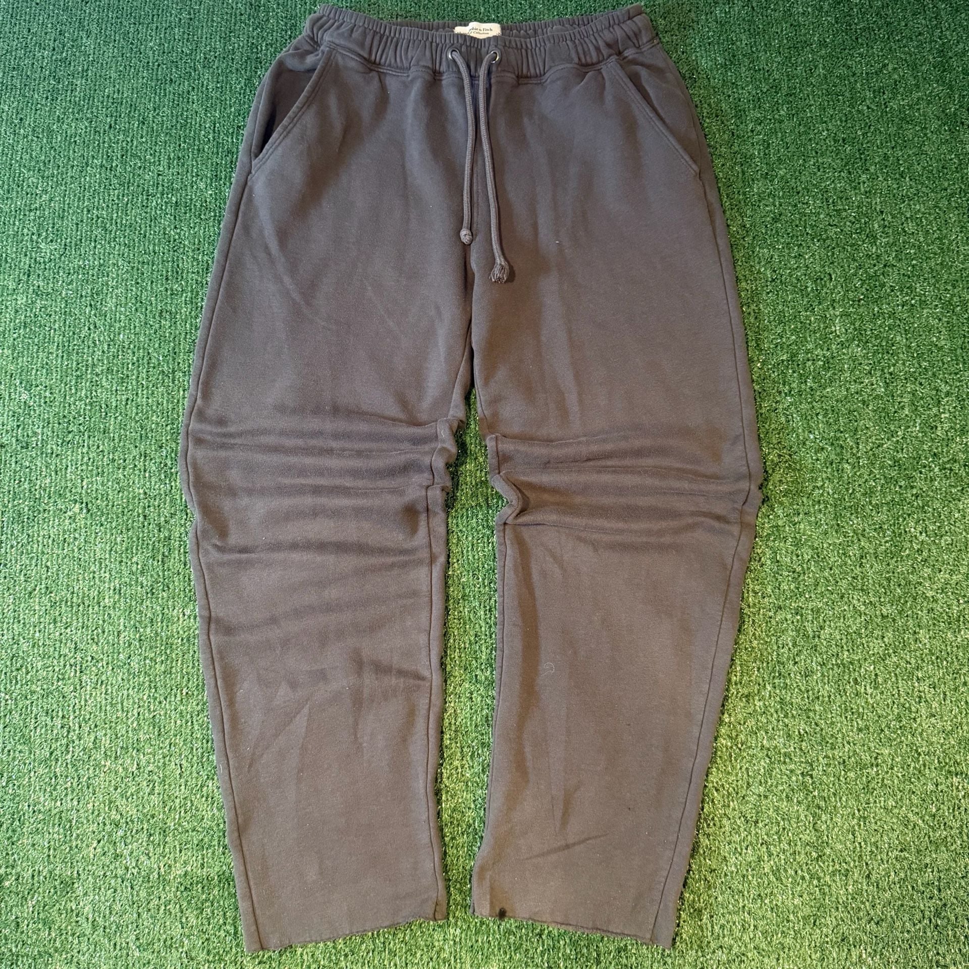 Abercrombie & Fitch Soft A Collection Sweatpants Size S Gray Drawstring 2