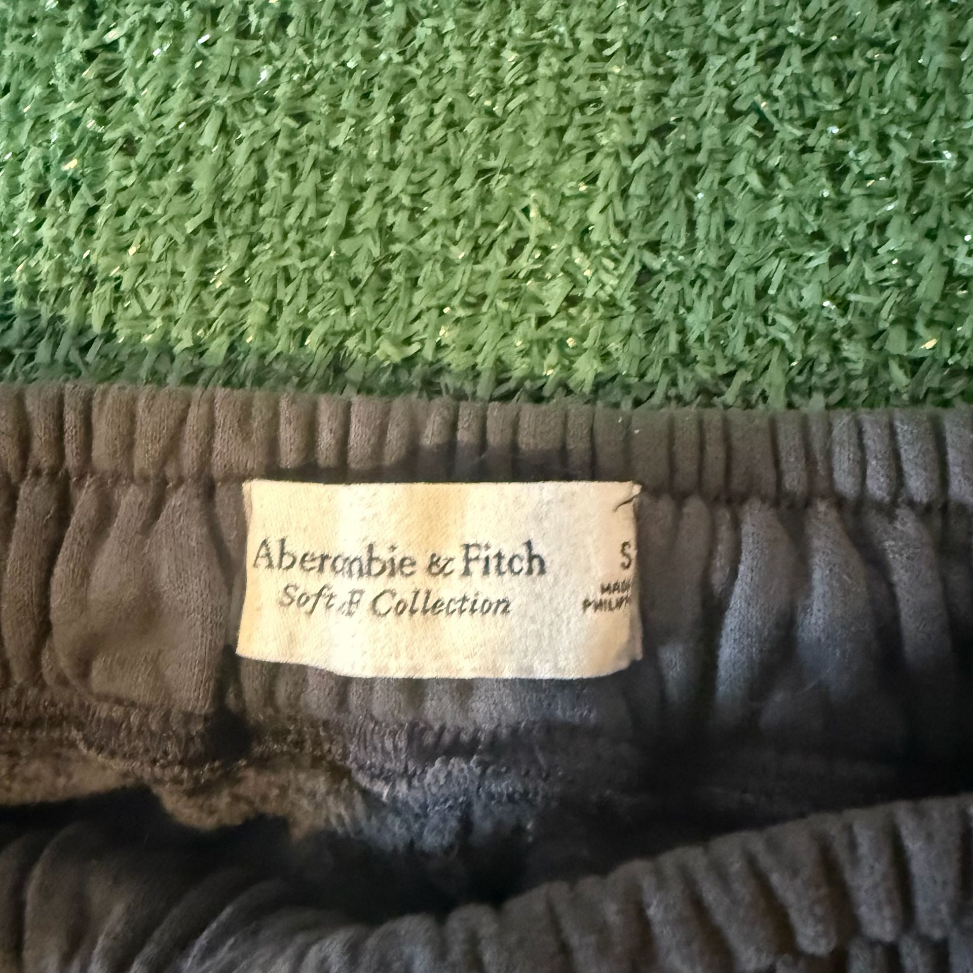 Abercrombie & Fitch Soft A Collection Sweatpants Size S Gray Drawstring 4