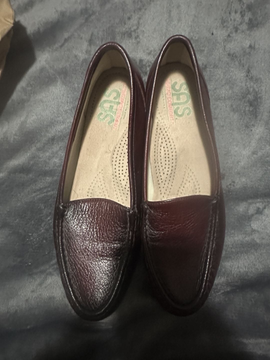 SAS Loafers Burgundy Leather 2