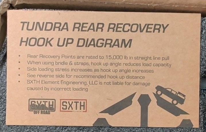 SXTH Element Tundra RRP Recovery Point 32-17-400-02 3